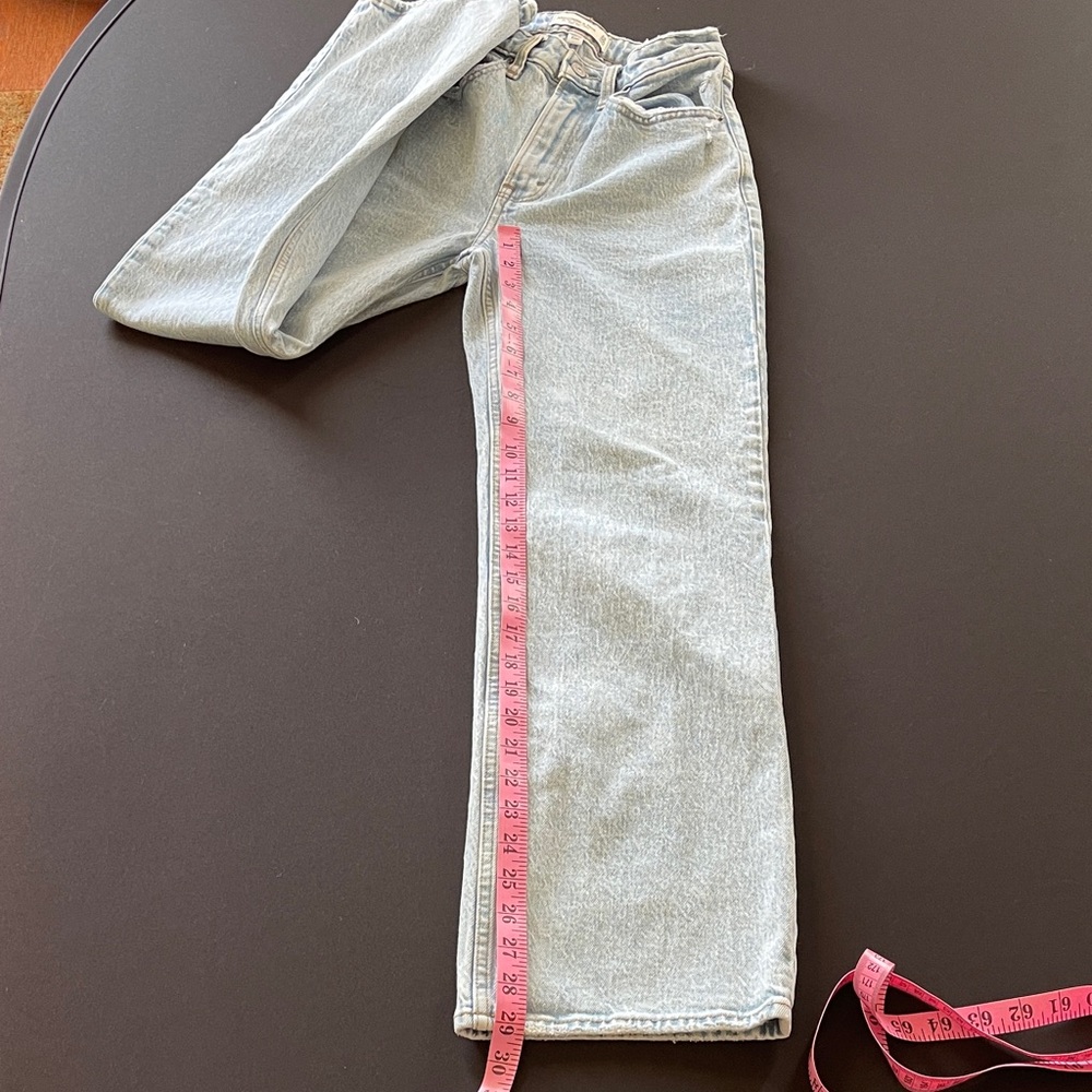 Abercrombie & Fitch 90s Relaxed High Rise Jeans Curve Love 24 - Picture 5 of 11